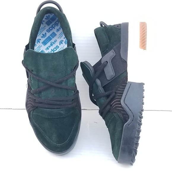 ADIDAS x ALEXANER WANG AW Bball GREEN NIGHT  Lo Sneakers 2017 - Picture 10 of 16